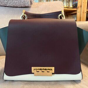 Zac Posen Colorblock Eartha Soft Top Handle Bag